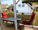 Balkon und Innenansichten der Ferienwohnung Sunny 2 in Koserow