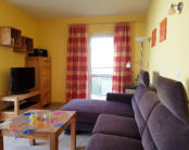 Balkon und Innenansichten der Ferienwohnung Sunny 2 in Koserow